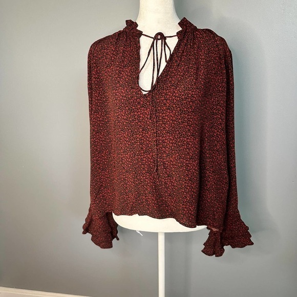 CLEOBELLA Peasant Blouse Size Medium - Picture 2 of 8